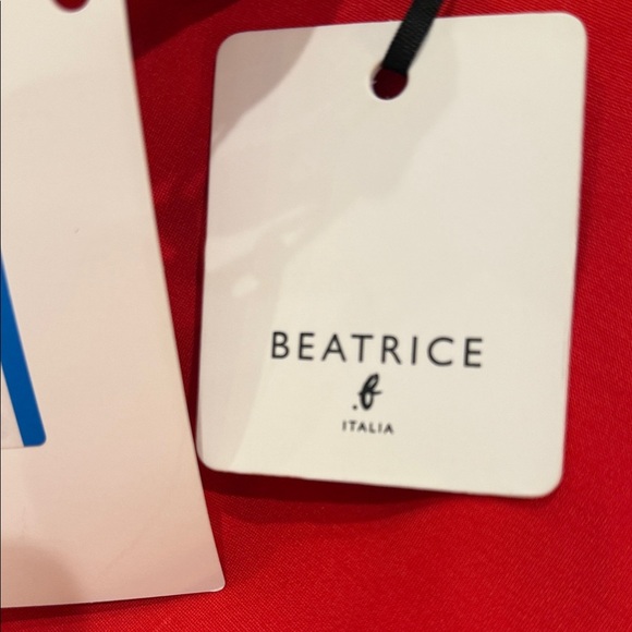 BeatriceB Tessuto Vibrant Red Italian Pants NWT MRSP $328 - Picture 12 of 12